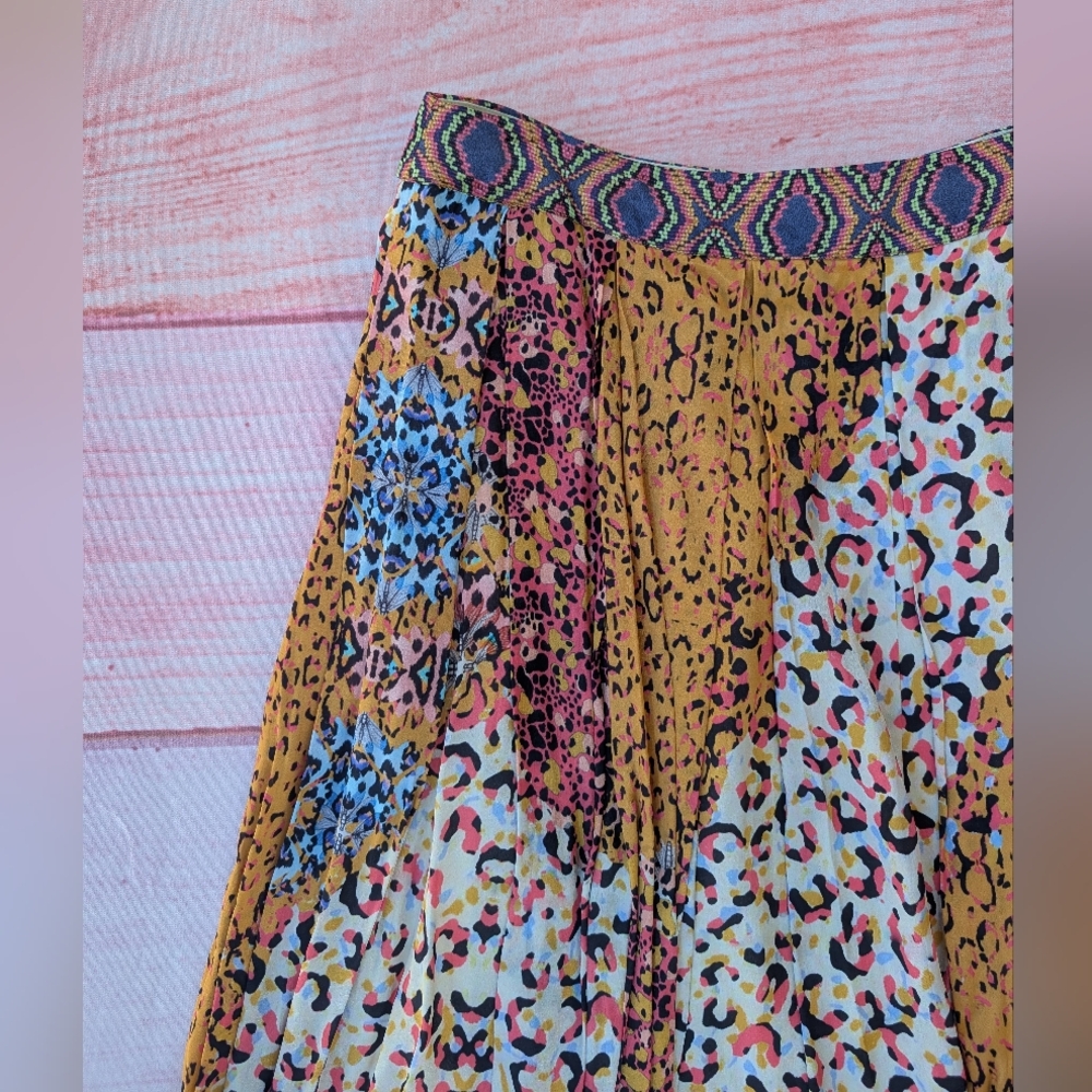 Anthro Bhanuni By Jyoti Panthera Animal Print Maxi Skirt 8 - Picture 5 of 11